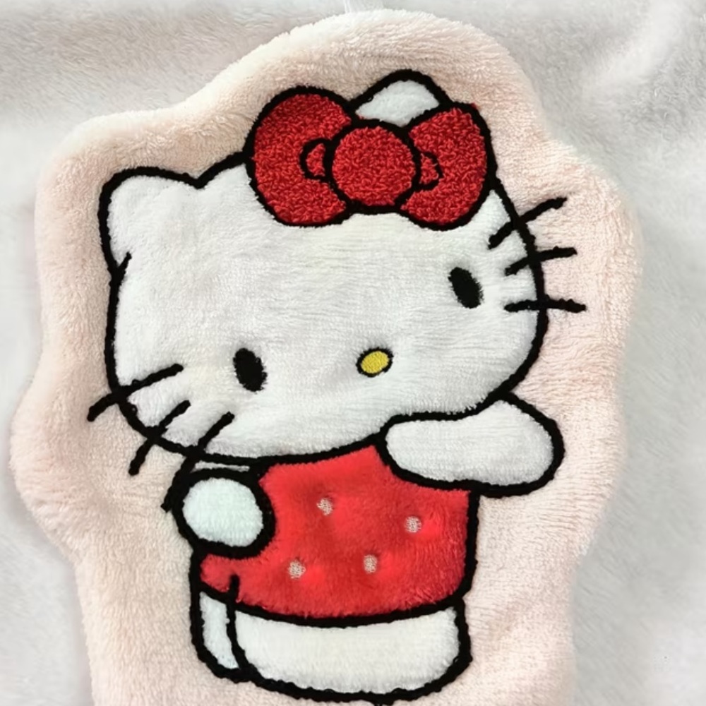 Hello Kitty Red Polka Dot Hanging Towel - Picture 3 of 3